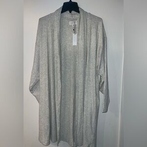 New Velvet by Graham & Spencer Cozy Long Rib Cardigan Size S